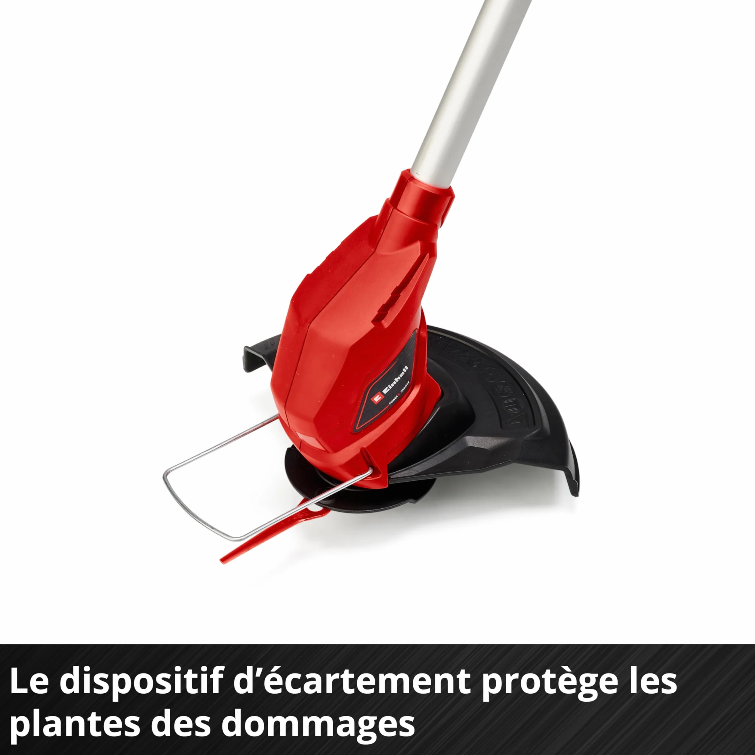 Einhell GC-CT 18/24 Li Coupe-Bordures sans Fil 18 V 24 cm Manche télescopique Rouge/Noir
