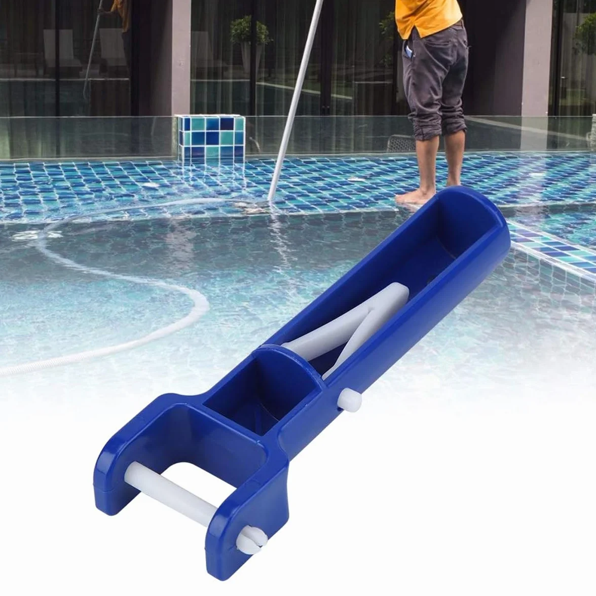 Poignée de tête d'aspiration 2 pièces, accessoires d'aspirateur de piscine, clip en V