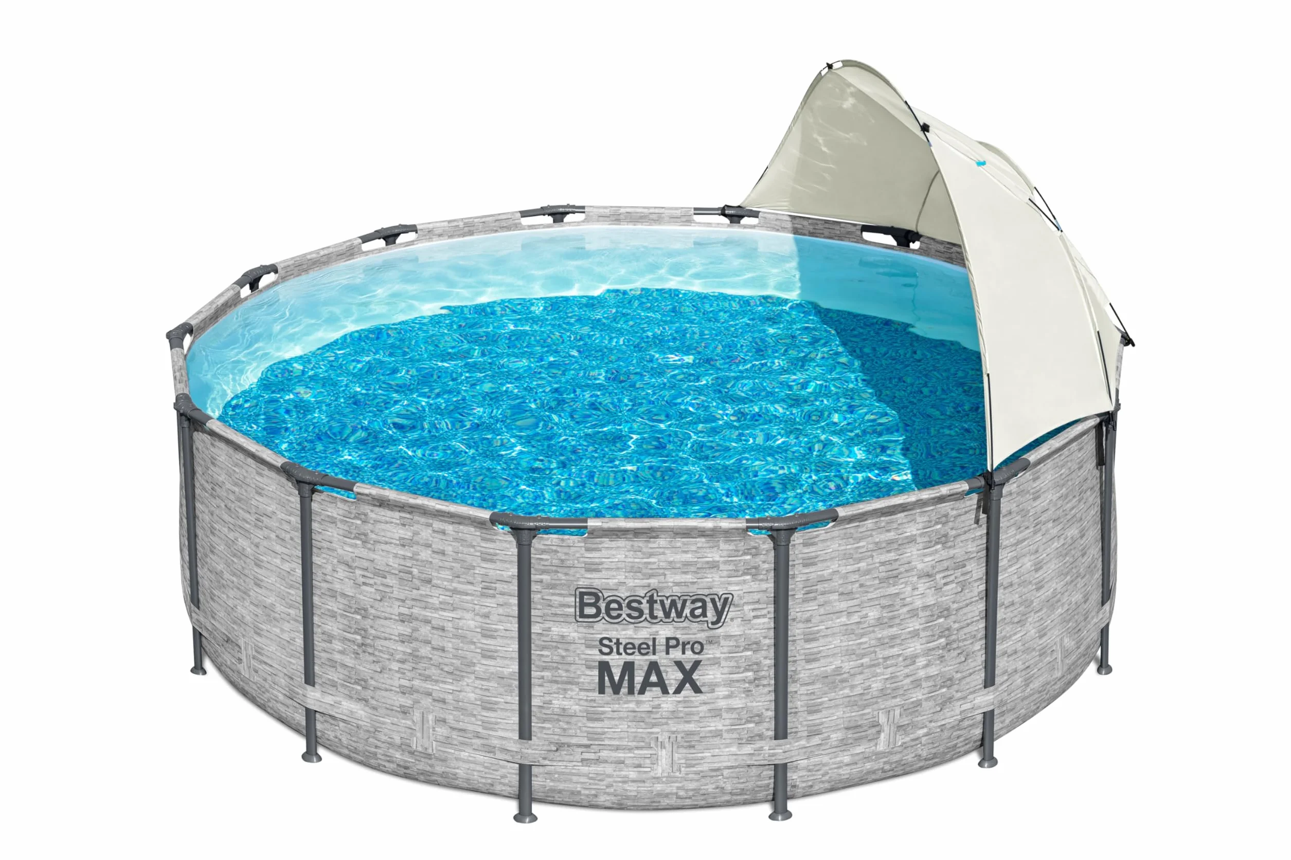 Auvent pour piscines tubulaires rondes 3,05-5,49m diamètre