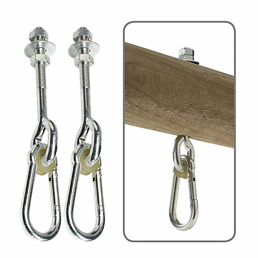Crochet de Plafond 150Kg 150mm pour Balançoire Hamac Chaise Accrochante