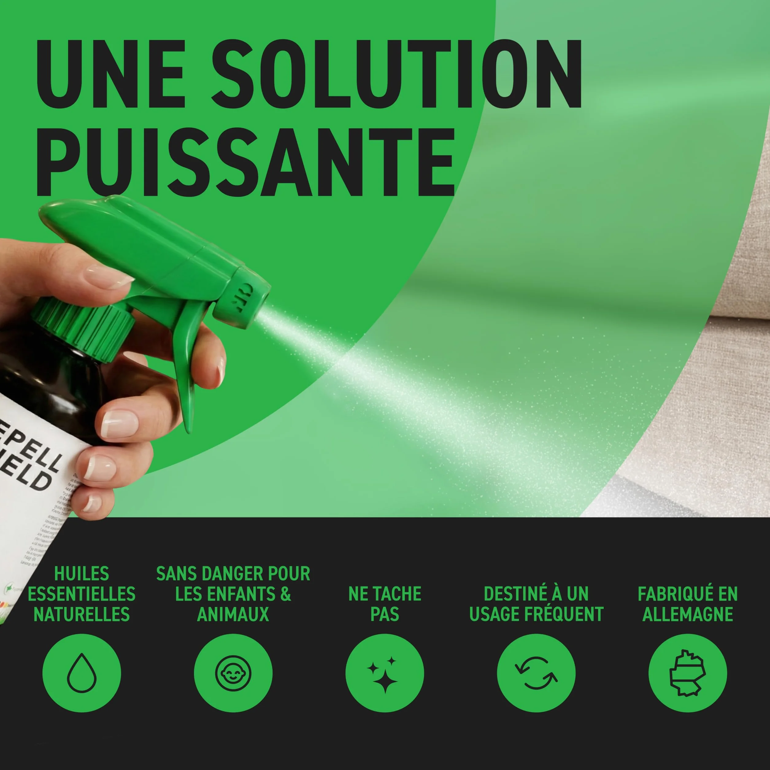 Répulsif Anti Souris & Anti Rat 250ml Non Tachant Huile Essentielle Menthe Poivrée
