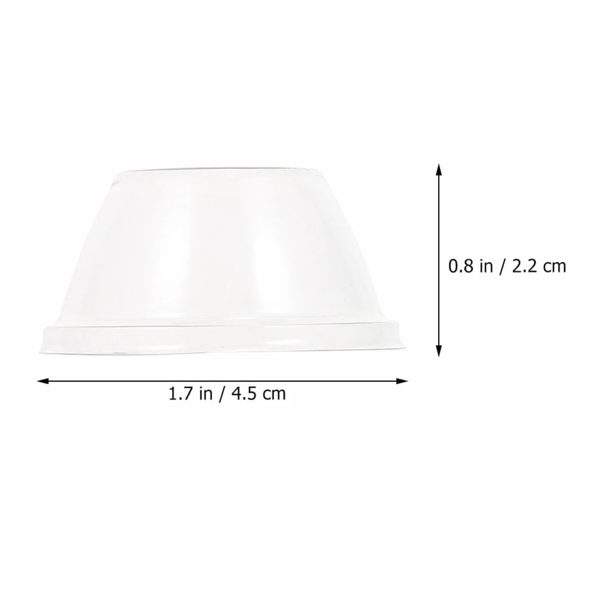 Tofficu 100 Pièces Couvercles de Culture Hydroponique Transparents en Plastique Dôme de Croissance Maintien D’humidité Jardinage Semis Intérieur