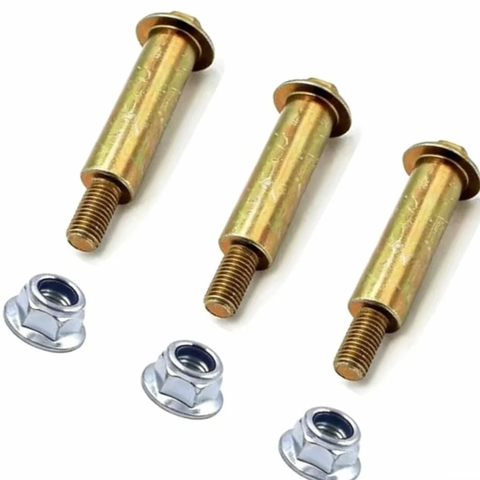 Kit de boulons d'épaule de poulie de rechange 112-3977 104-8301 pour tondeuses à gazon 3 pièces