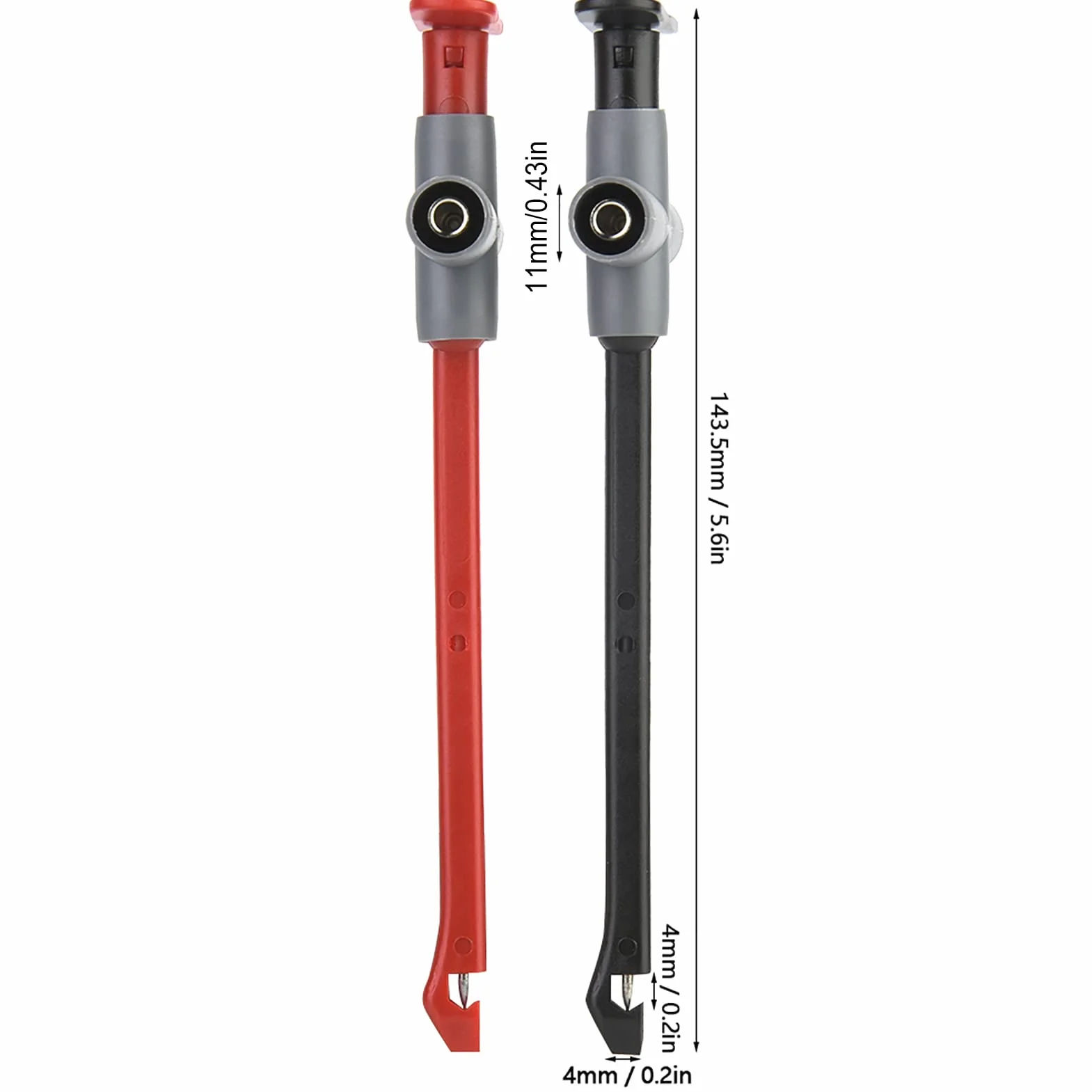 Pique Fil,Sonde Multimetre,Wire Piercing Probe,Accessoires Multimetre,Ing Sondes,Multimètre,Outil De Sonde De Perçage De Fil,Multimètre Automobile À Sélection Automatique,Sonde De Puissance Piercing 2