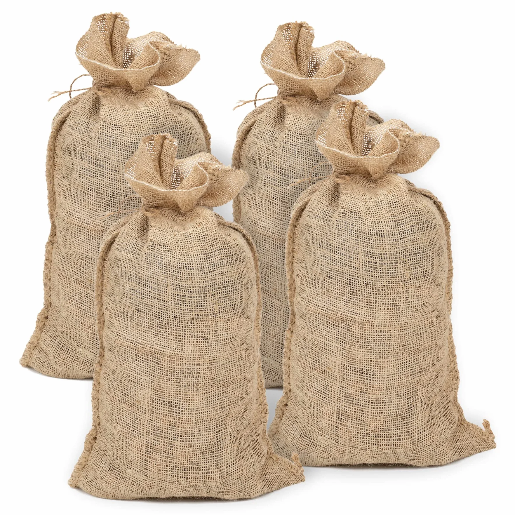 Lot 4 Sacs jute 29x51 cm 215 gr/m2 Naturel