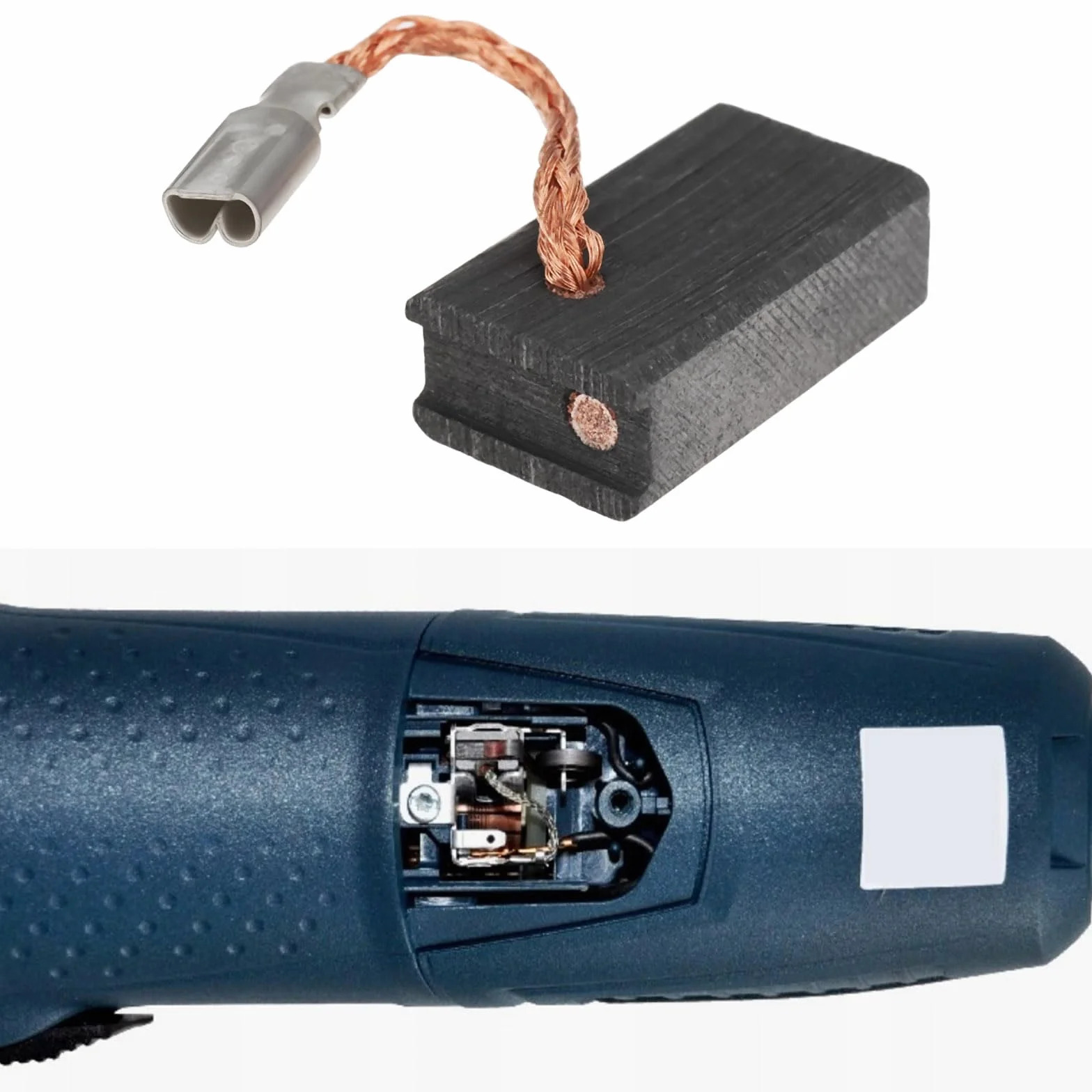 Lot de 2 Paires de Balais de Charbon à Arrêt Automatique 6 X 10 X 17 Mm Compatible avec Bosch GWS 13-125 CIE 3601G940R0 3 601 G9F 000