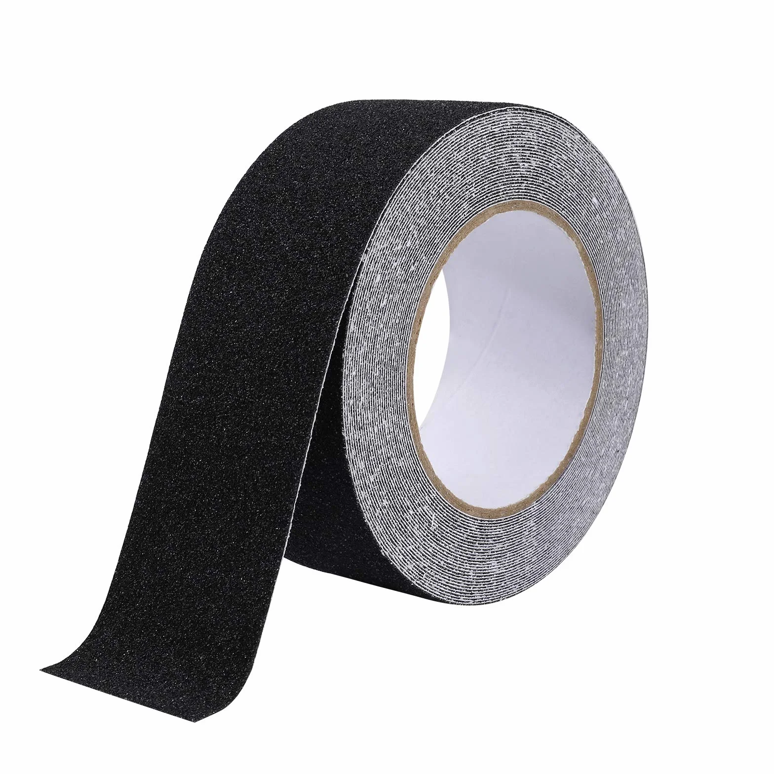 MaoXinTek Bande Antidérapante Adhésive pour Escaliers, Friction, Abrasif pour les Sécurité, Escabeau, Intérieur, Extérieur, Haute Traction, 5cm x 10m, Noir