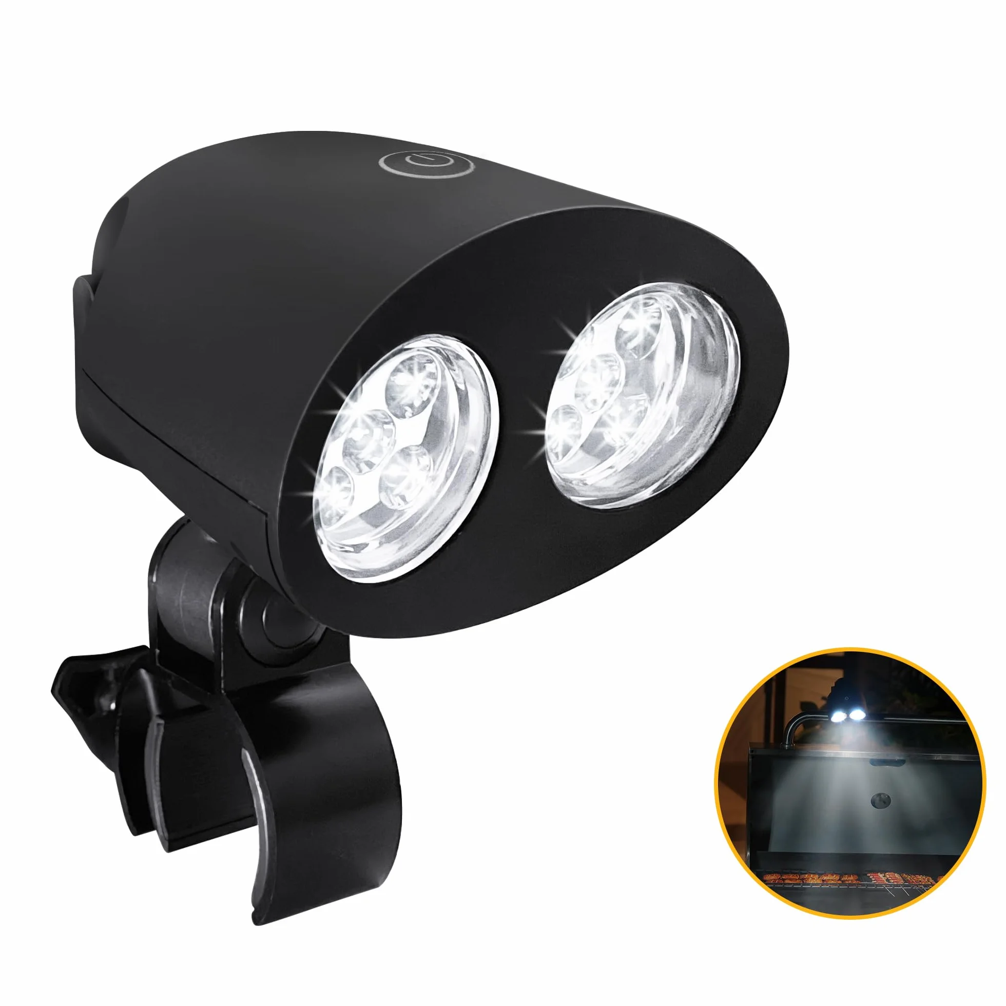 Lampe de barbecue LED 10 lumières, grille lumière bande Clips aluminium, accessoires de gril, éclairage extérieur