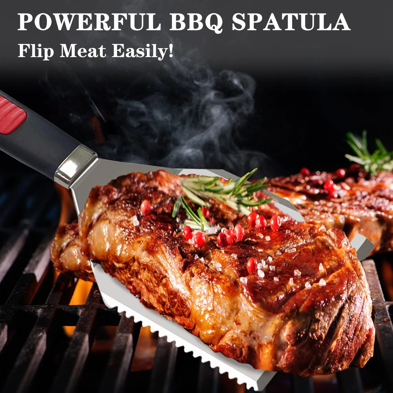 Spatule de Barbecue 7 en 1 - Accessoire Multifonction
