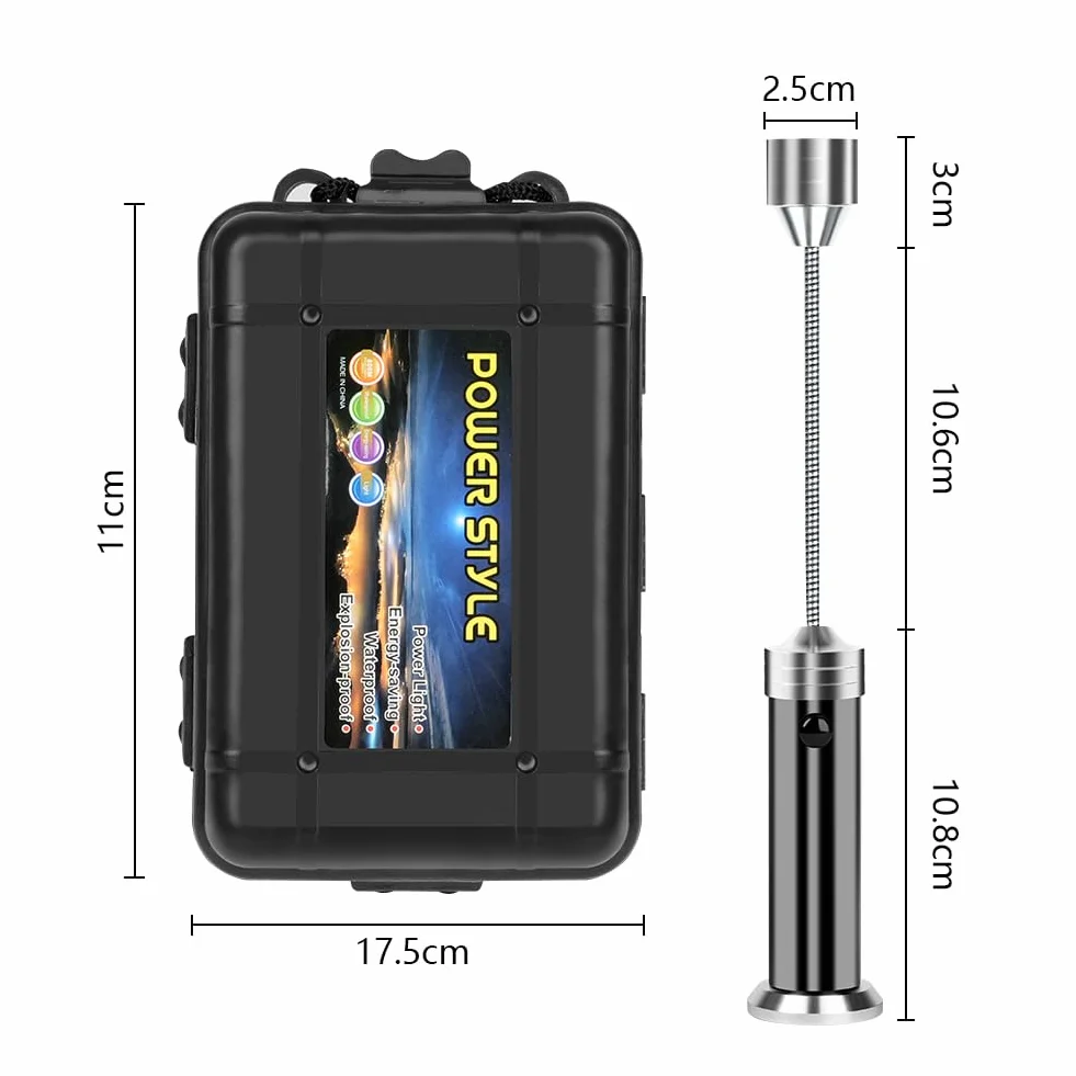 Lampe LED Barbecue Lot de 2, Base Magnétique Rotation 360° Flexible pour Cuisson Extérieur