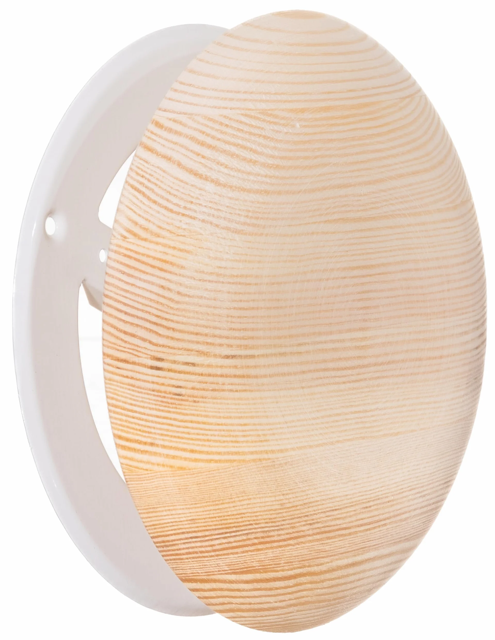 Diffuseur d’Air pour Sauna en Bois de Pin 100 mm – Bouche de Ventilation Ronde pour Mur ou Plafond