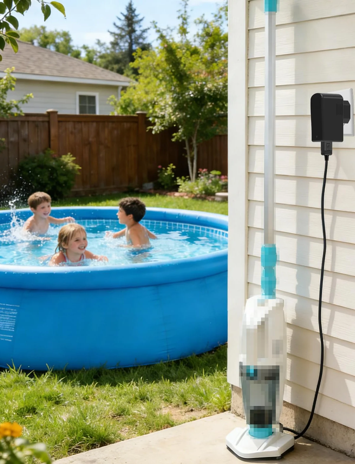 Mellbree Câble de charge USB 2m pour aspirateur de piscine Intex ZR100 28626 28620 NP