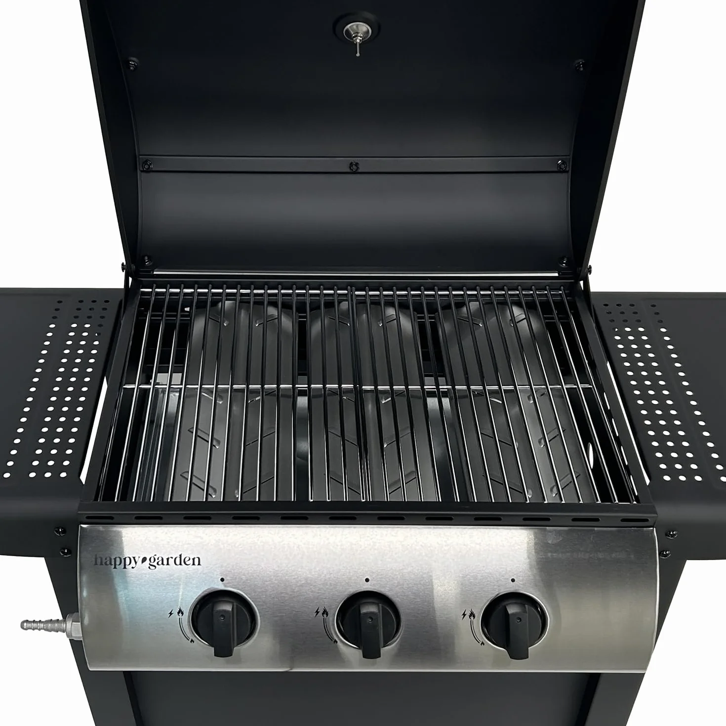 Barbecue Gaz Hawaï 3 Brûleurs 8,4 kW Butane/Propane HAPPY GARDEN