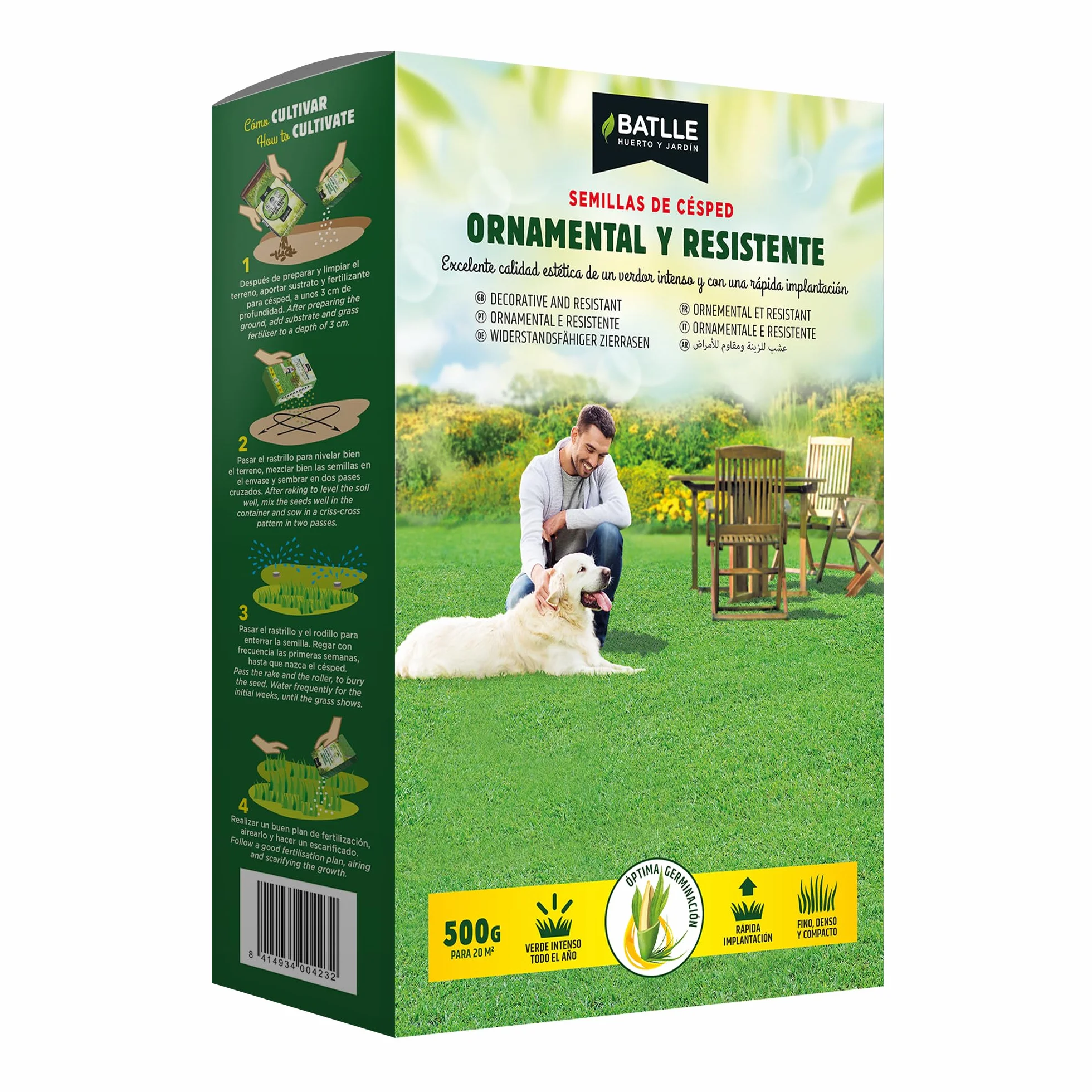 Semillas Batlle ORNEMENTAL ET RRESISTANT, Vert, 500g