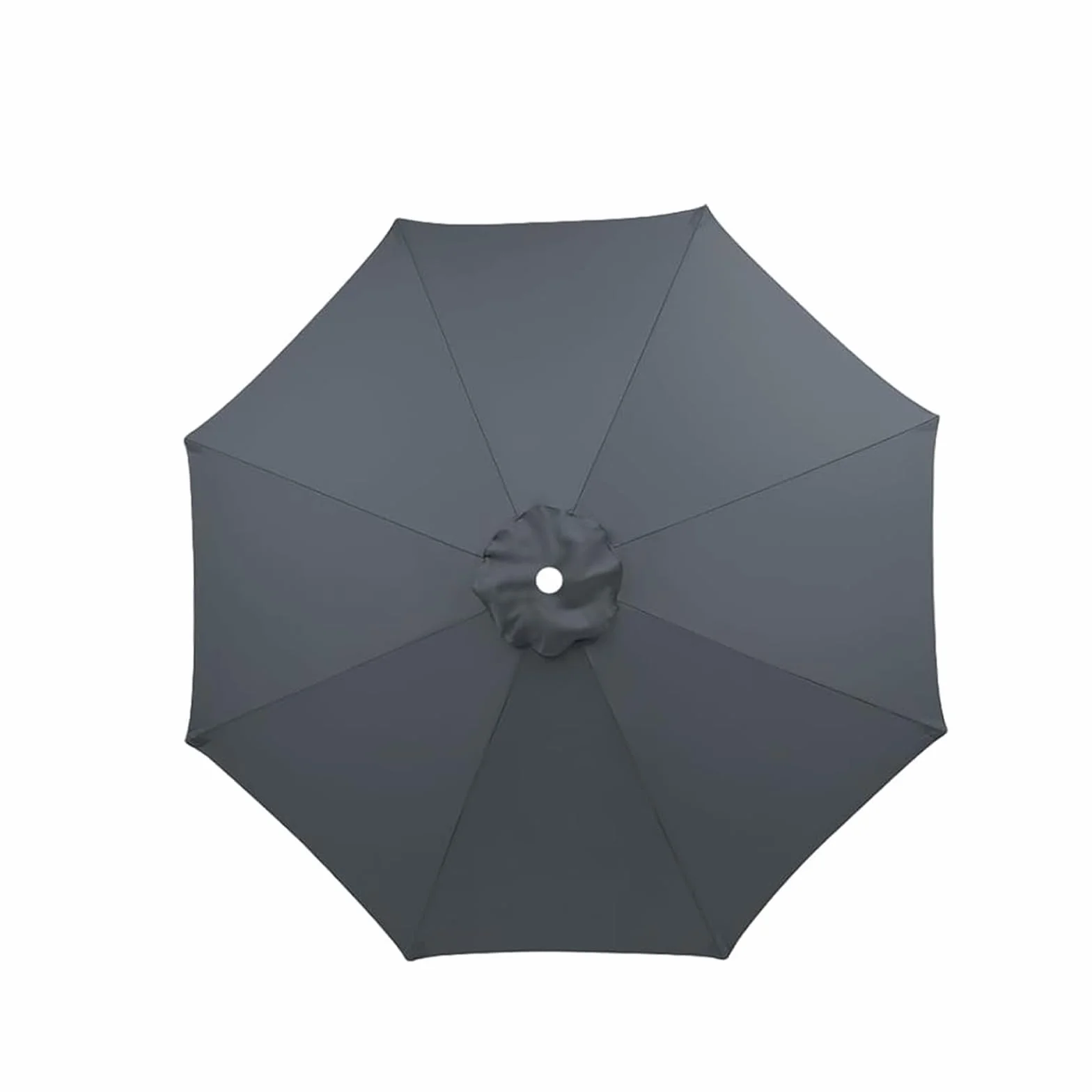 Housse de rechange pour parasol de marché 3 m8 imperméable pare-soleil toile 8 baleines baldaquin extérieur