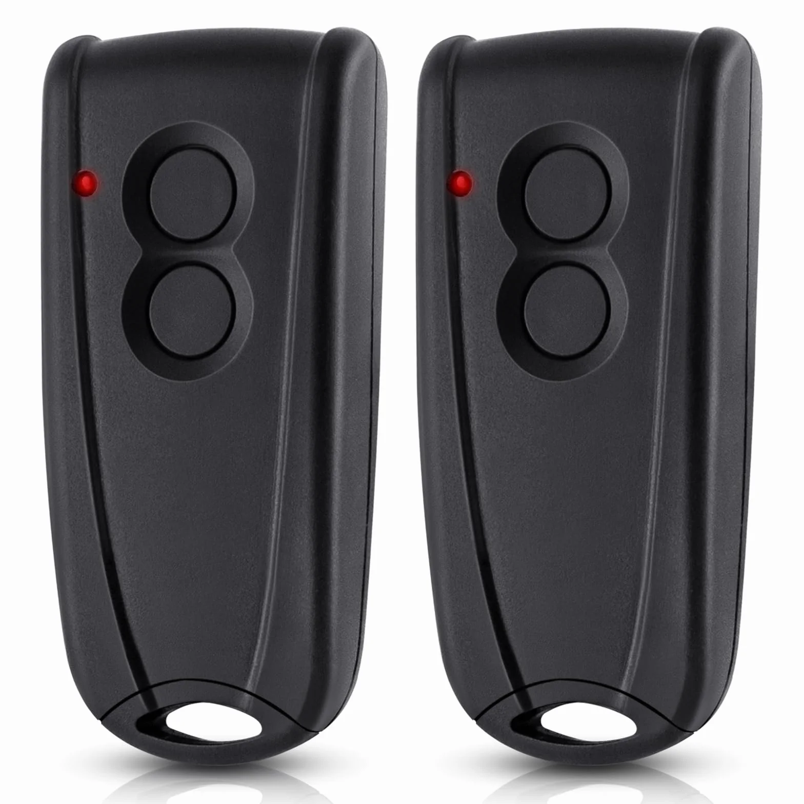 pepape Télécommande Portail Garage pour EcoStar RSC2-433 RSE2-433 RSZ1-433, Compatible avec Hormann Ecostar Liftronic/TUBAUTO EuroPro 500/700/800 Portronic D2500/D5000/S4000, 2 Pièces