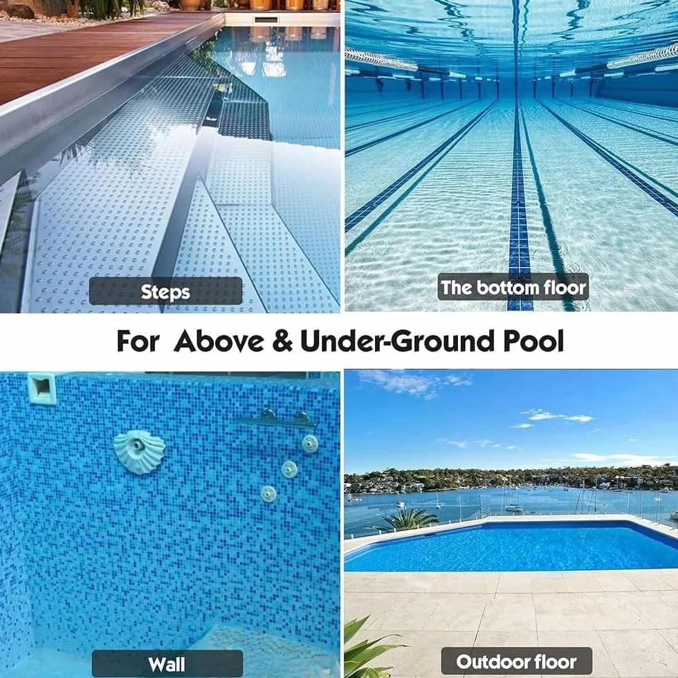 Épuisette de piscine avec manche télescopique 220 cm et brosse - Kit de nettoyage à mailles fines pour piscine, spa, bassin