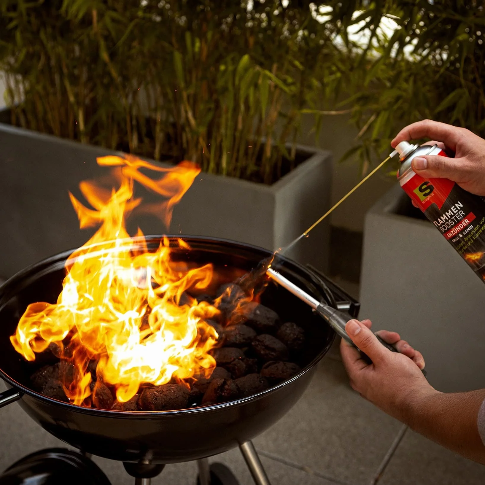 Lot de 3 vaporisateurs 500 ml allume-feu barbecue aide allumage