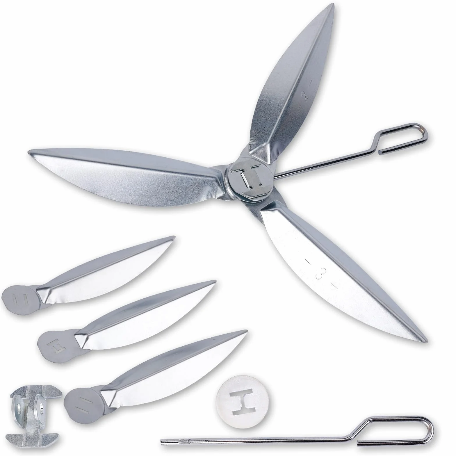 Kit de Système de Nettoyage One-Touch 22-1/2 Pouces pour Weber, 7444 Pièces de Rechange pour Barbecue au Charbon de Bois