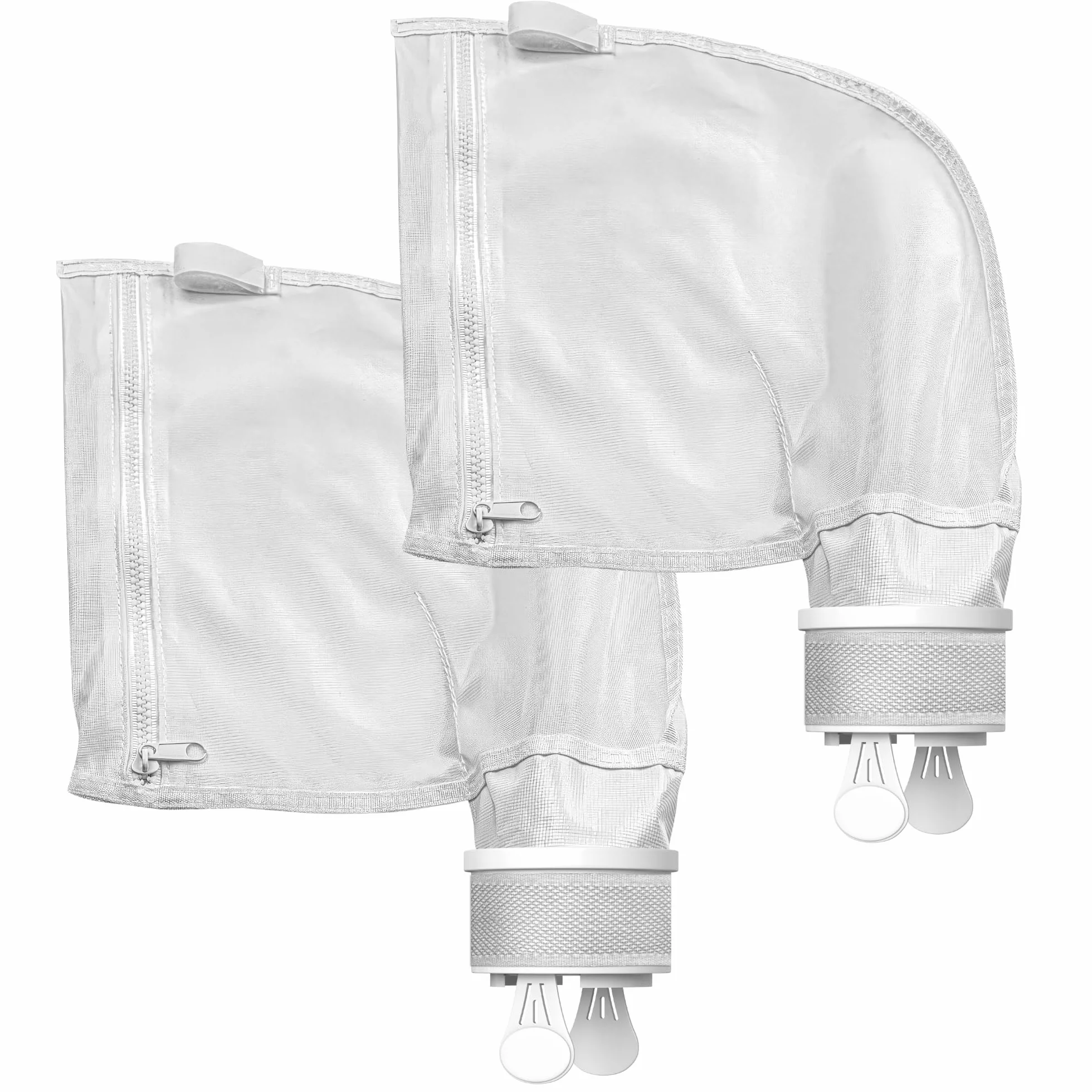 PHONILLICO Lot 2 Sacs pour Polaris 280/480 Filtre Robot Nettoyeur Piscine Filet Rechange K13/K16 Sac à Limon avec Fermeture Zip