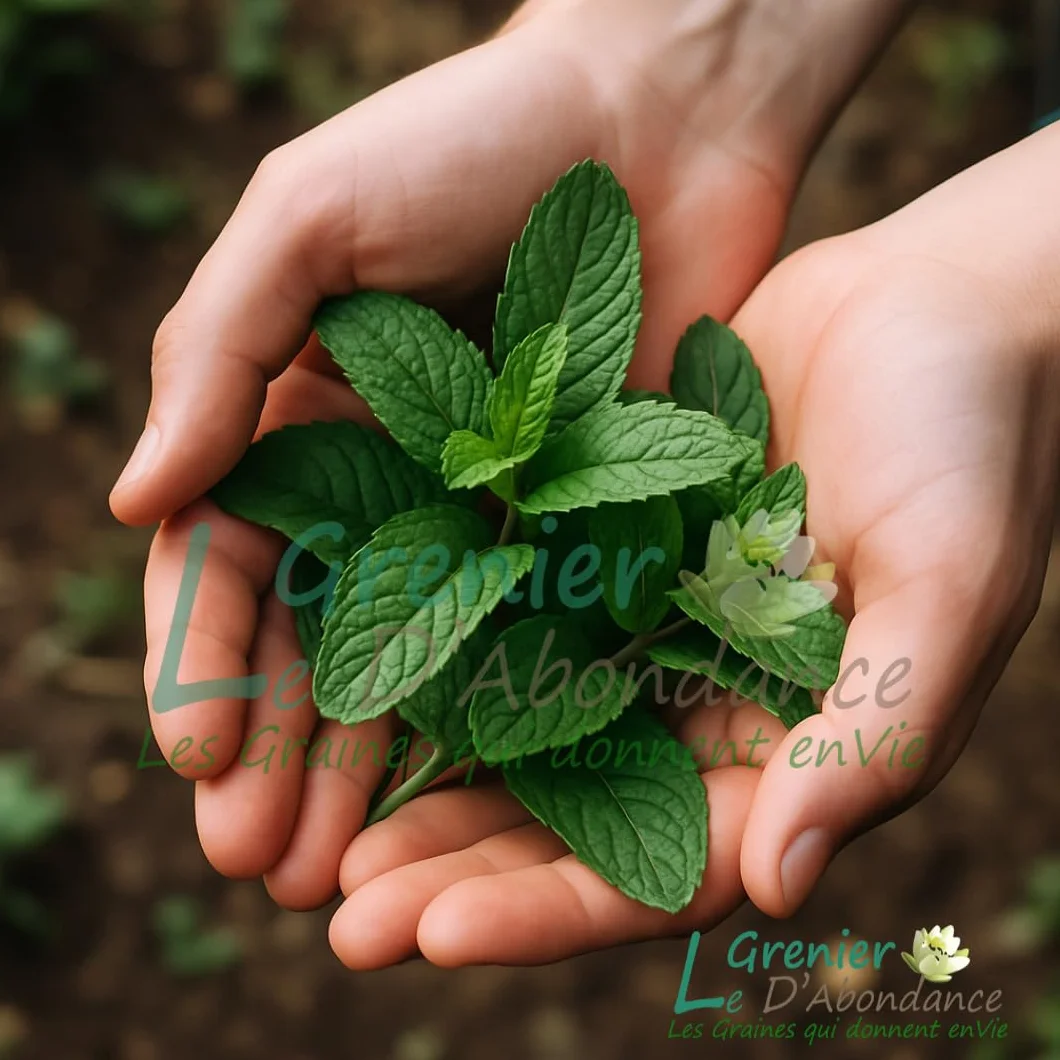 Menthe Verte - Mentha viridis - Graines Aromatiques à semer - Le Grenier d'Abondance