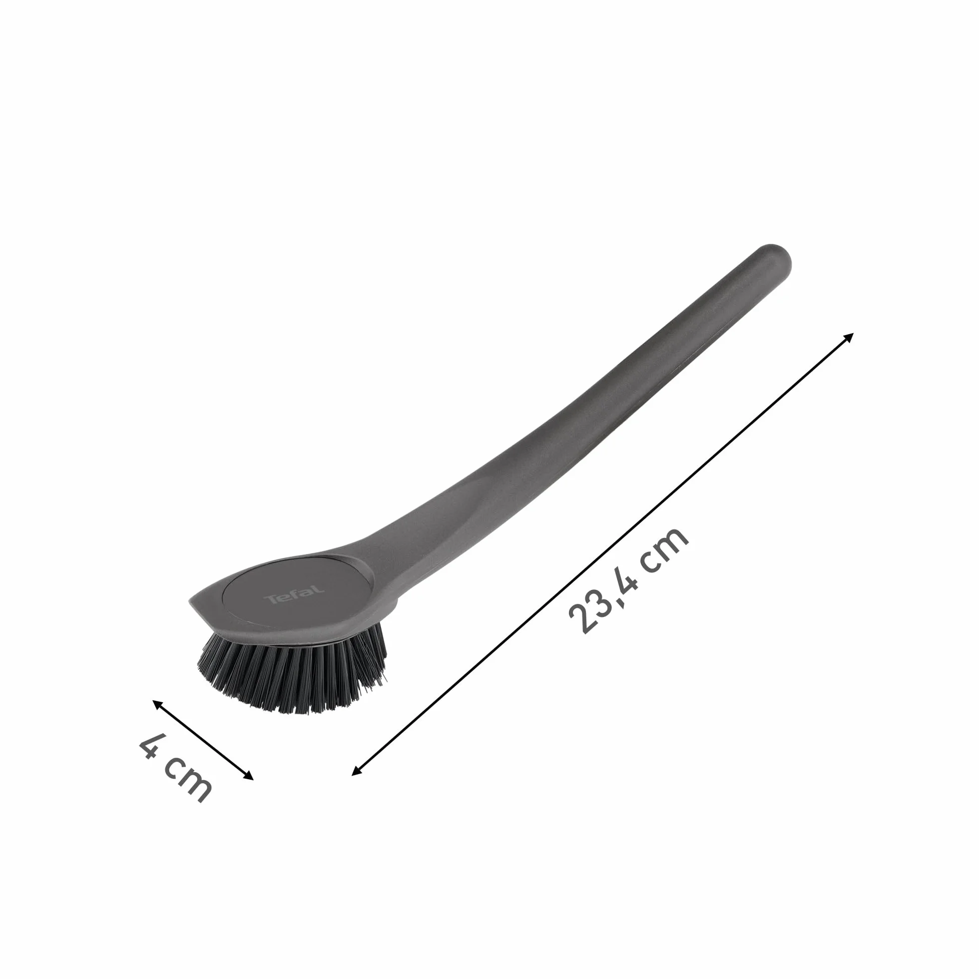 Tefal Brosse de Nettoyage pour Gril – Poils Anti-Rayures, Compatible Revêtements Antiadhésifs, Manche Long, Lave-Vaisselle
