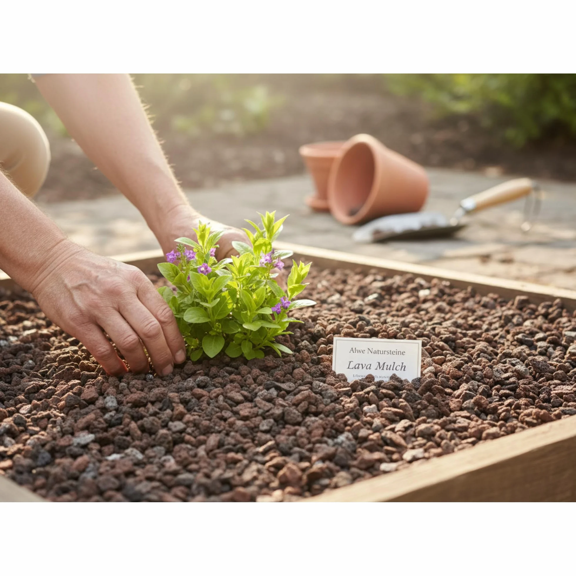 Pierres de Lave 2-8 mm Granulés 25 kg Substrat Plantes
