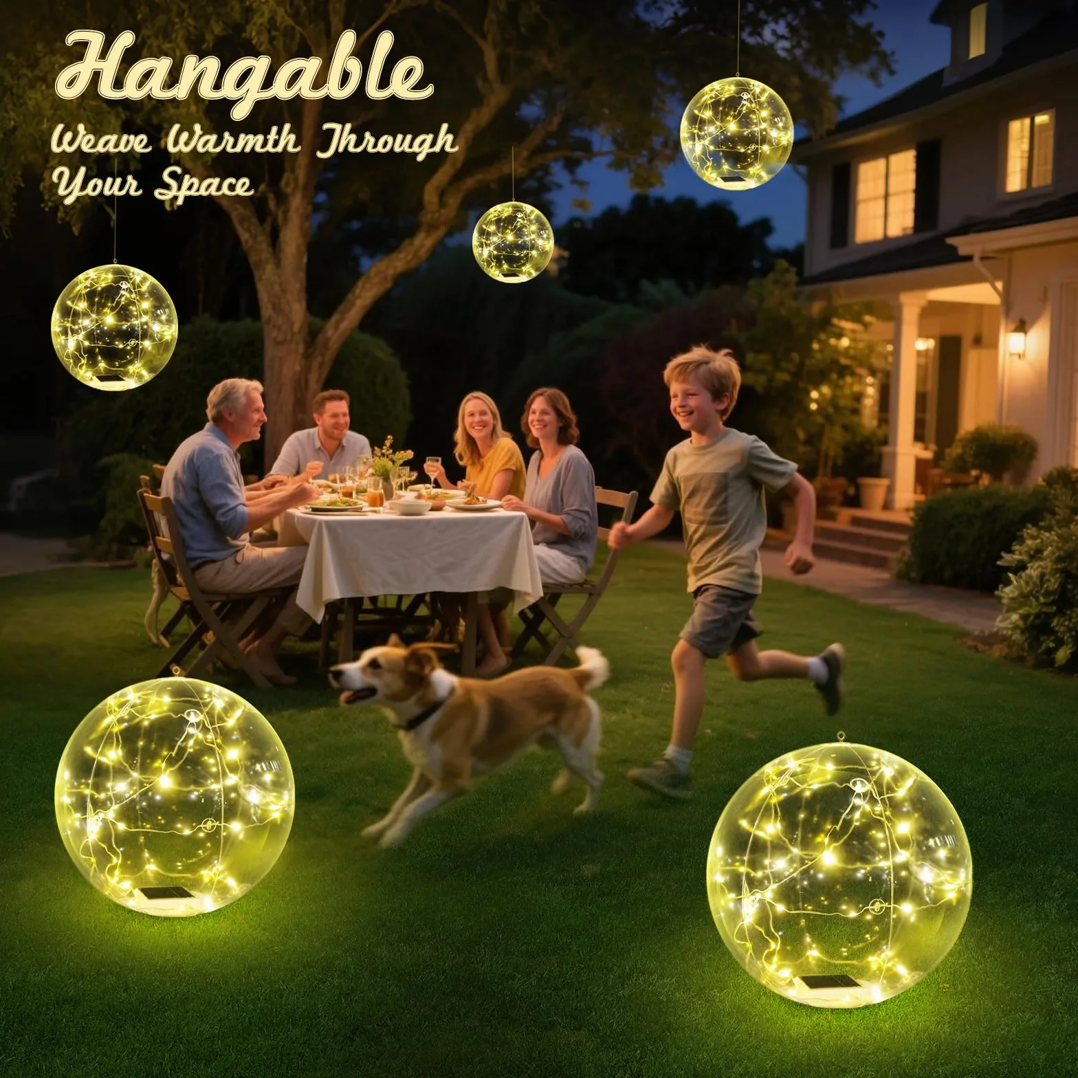Askyli Boule lumineuse flottante solaire DEL 38,1 cm IP68 pour piscine fête mariage