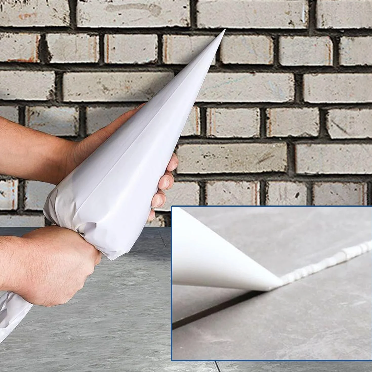 20 Pièce Sac de Mortier, Poche à Jointer, Sacs de Coulis Professionnels, 465x285x450 mm Sac de Scellant de Ciment, Sacs de Remplissage de Joints Sac à Coulis Maçonnerie pour Sceller et Joints
