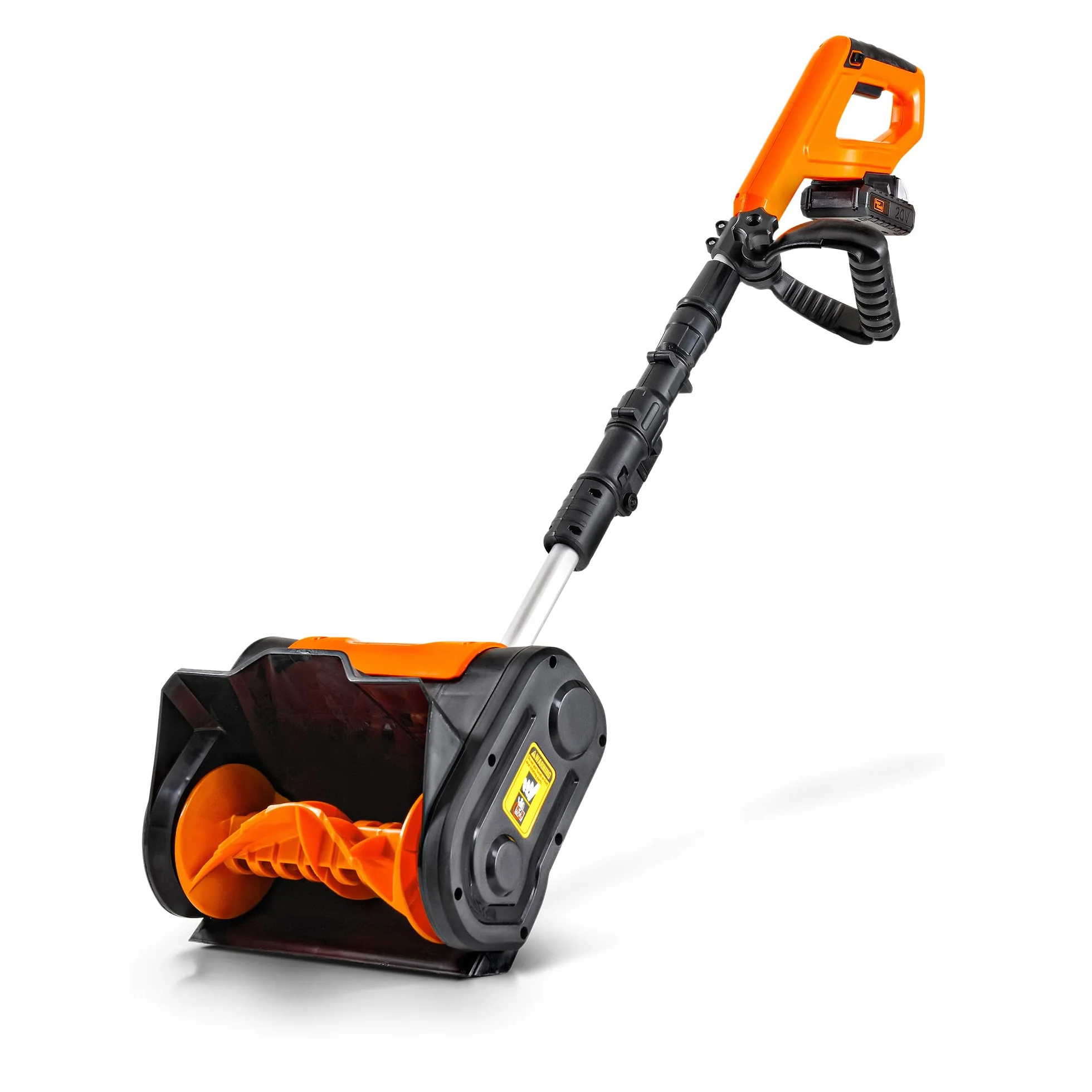 SuperHandy Pelle à neige électrique sans fil 20 V 2 Ah 25,4 x 12,7 cm Portée 7,6 m Capacité 136 kg/min