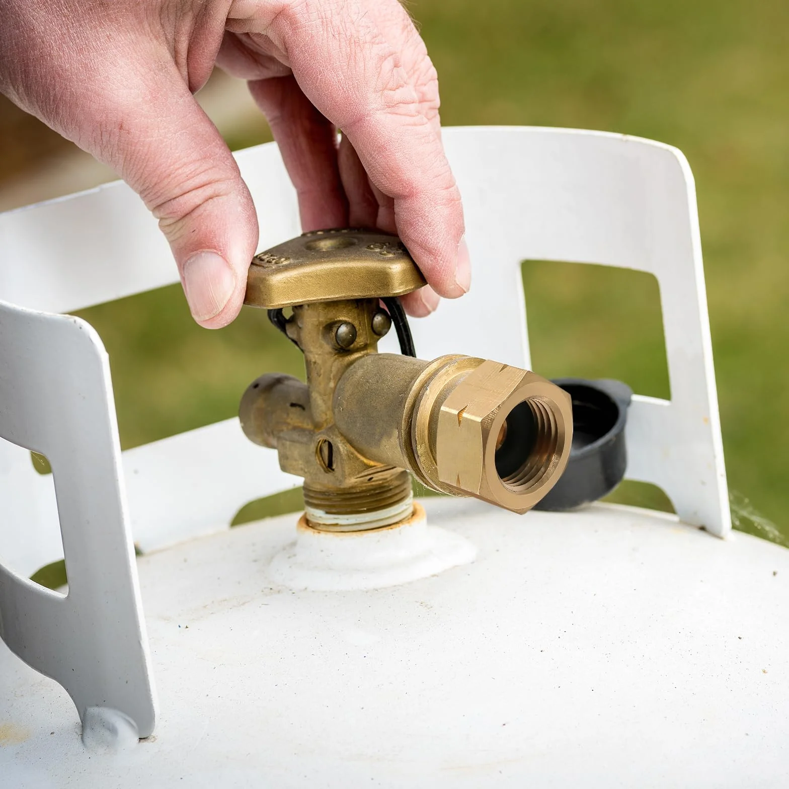 Adaptateur Gaz Bouteille Europe, Raccord Laiton pour Vannes de Pression