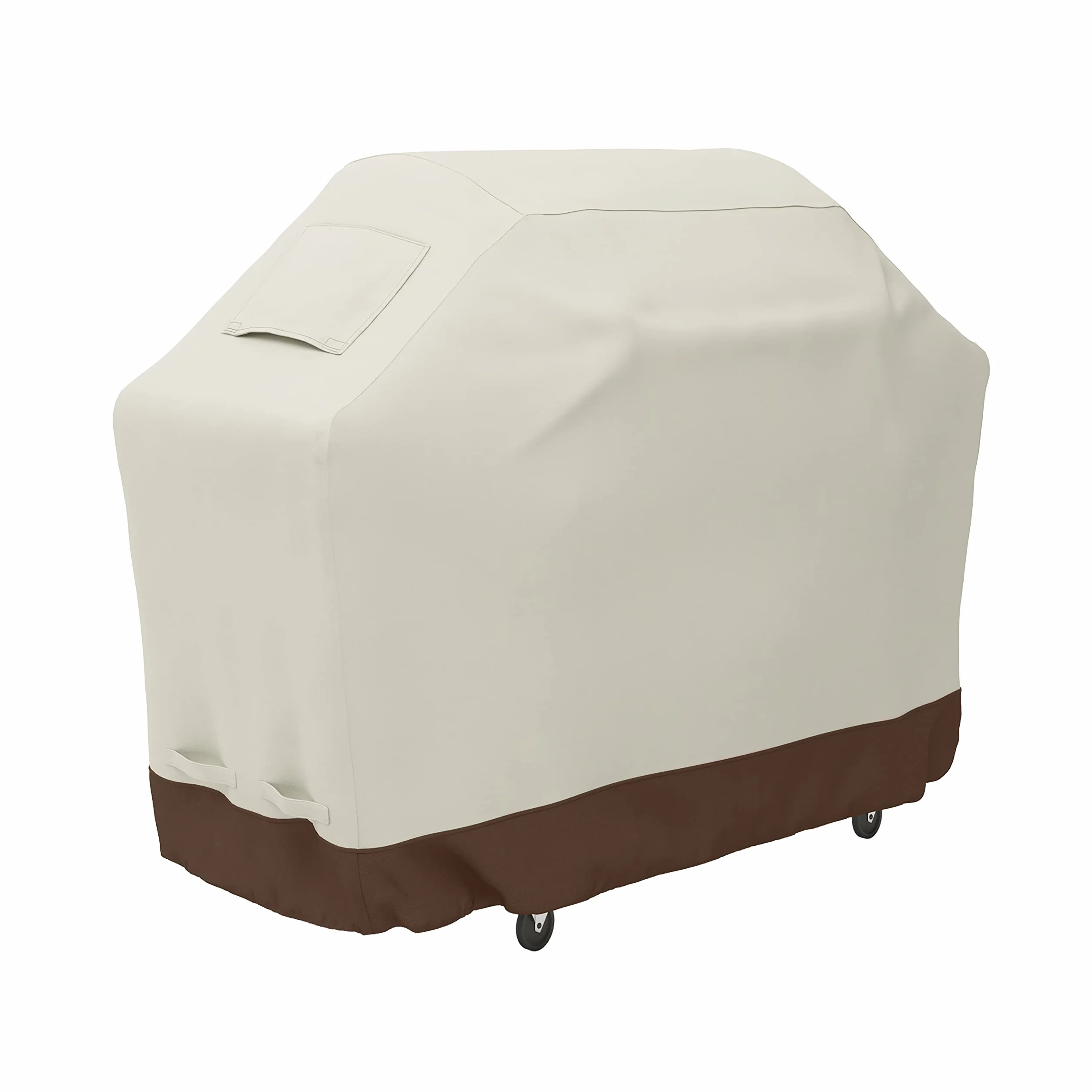 Amazon Basics Housse de protection barbecue extérieur 116.8 x 152.4 x 66cm Beige marron clair