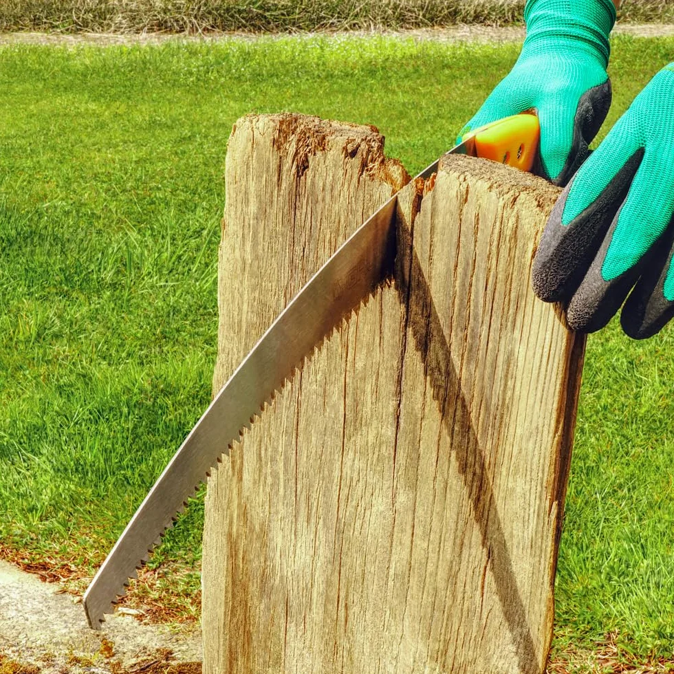 GRÜNTEK Scie d'élagage 380mm avec Lame Japonaise. Scie a main a bois Égoine. Outils de Jardinage Professionnel pour Jardin, Camping Bushcraft et Coupe de Branches