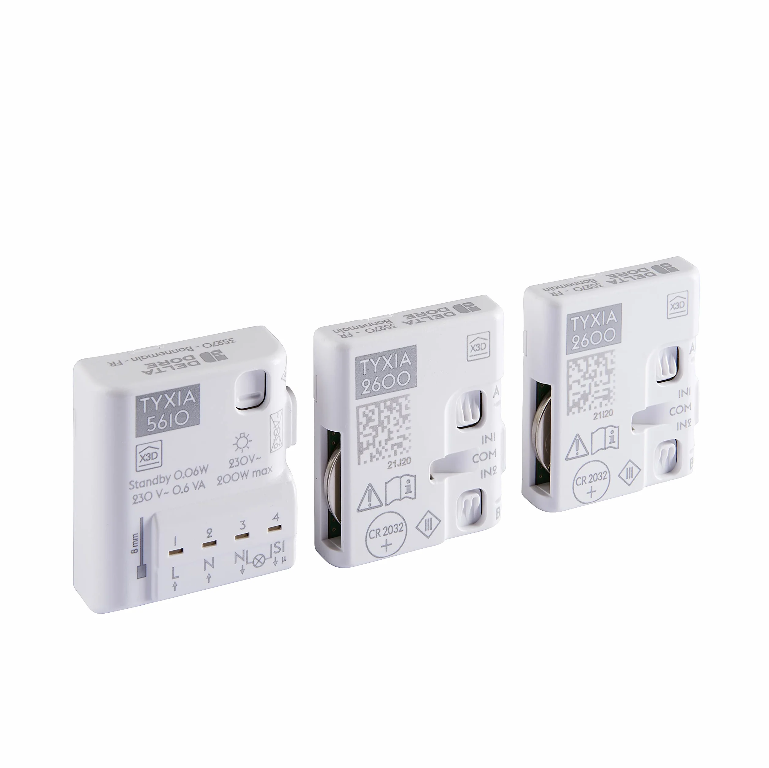 Delta Dore Pack Tyxia 511 pour le Contrôle d'un Va-et-Vient Sans Fil (Sans Neutre à l'Interrupteur) - 6351408