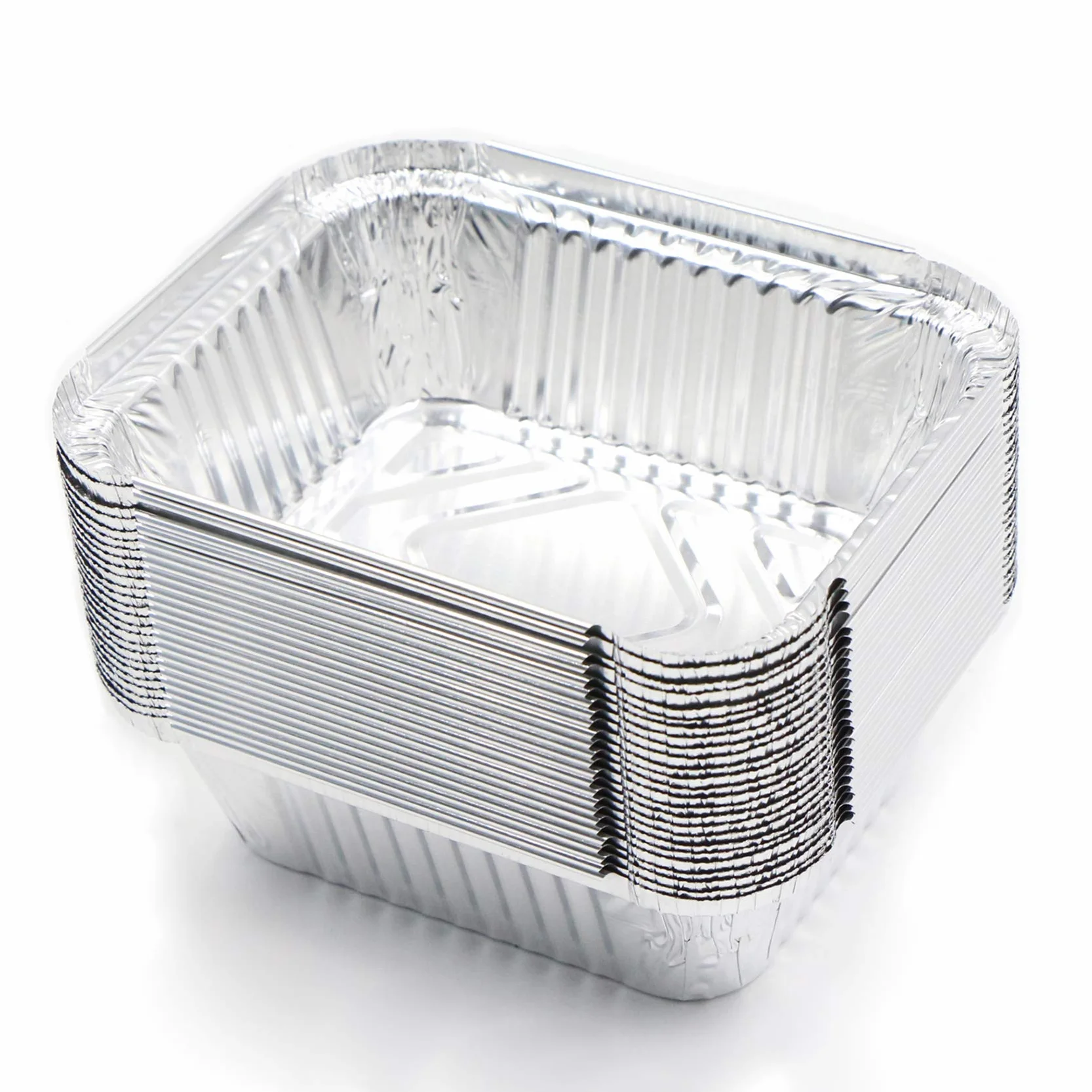 Bols jetables aluminium 400 ml 15 x 12 x 5 cm lot de 25 pour barbecue cuisson