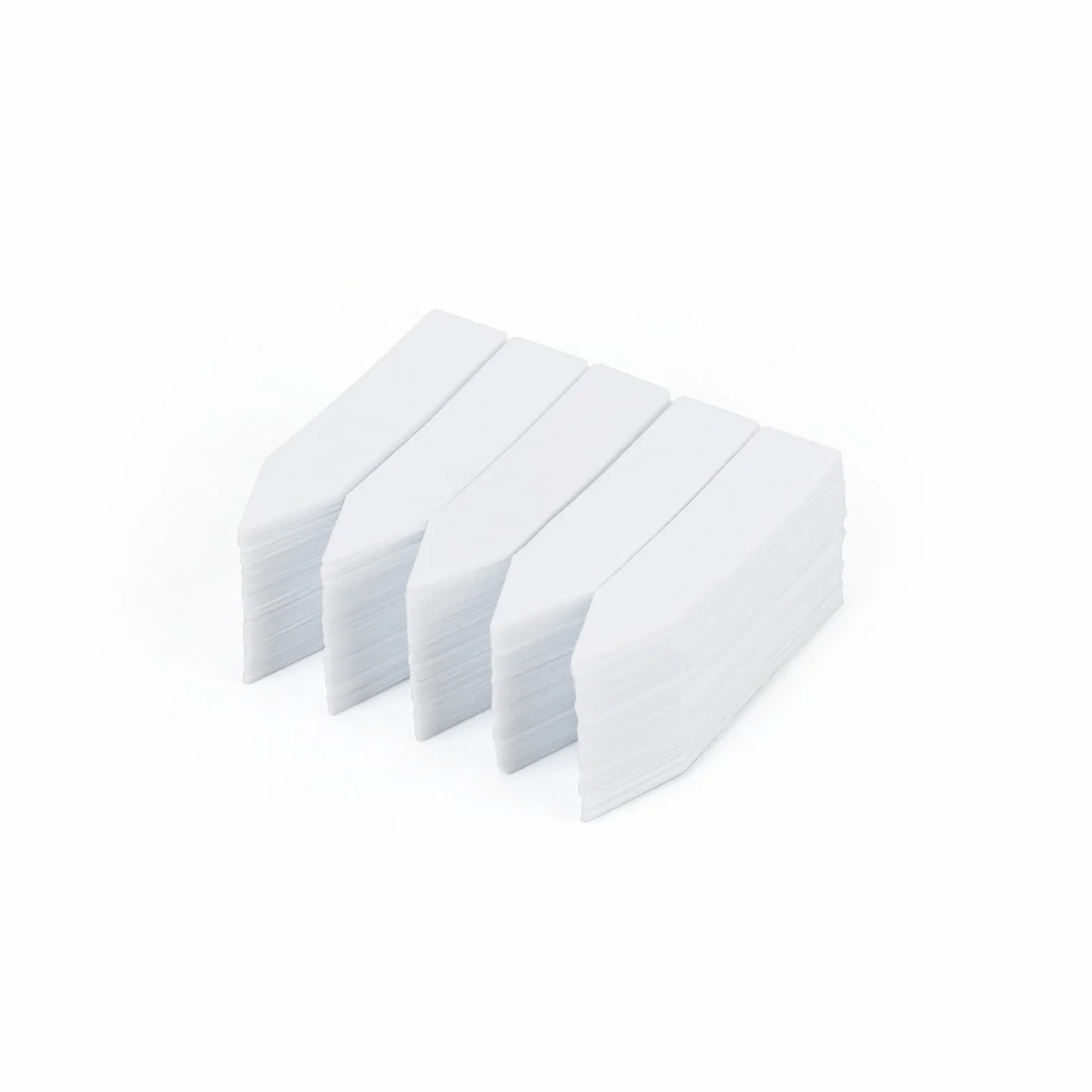 KINGLAKE 200 Pièces Mini Étiquette Pour Semis, 5x1cm Plastique Blanc