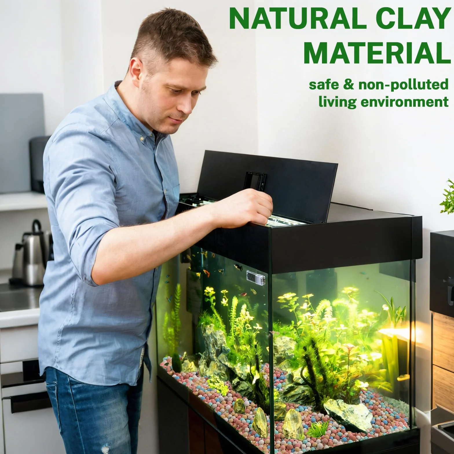 Billes d'argile décoratifs pour plantes intérieur et jardin 900 g (8-10 mm)