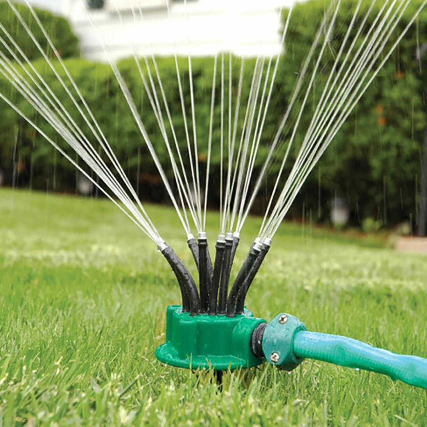 Arroseur Rotatif Pelouse Automatique Jardin Irrigation 1 Pièce Vert Système Souterrain Potager Multi Tête