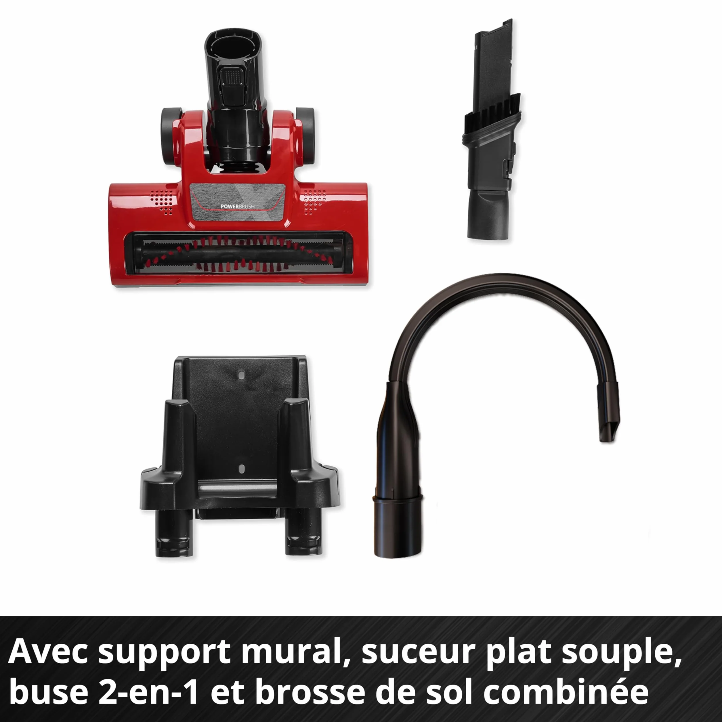 Einhell Aspirateur-Balai sans Fil Te-SV 18 Li Power X-Change 18 V 4,0 Ah avec Batterie