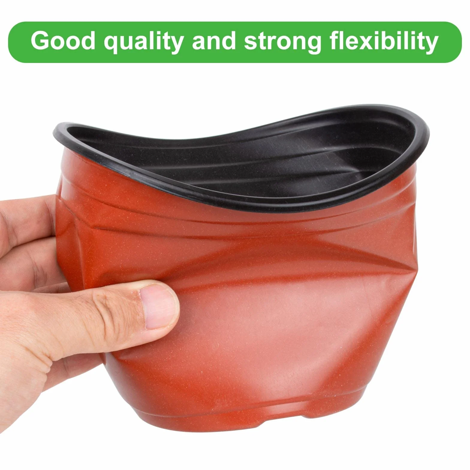 E-KNOW Lot de 150 pots en plastique 15 cm pour plantes grasses