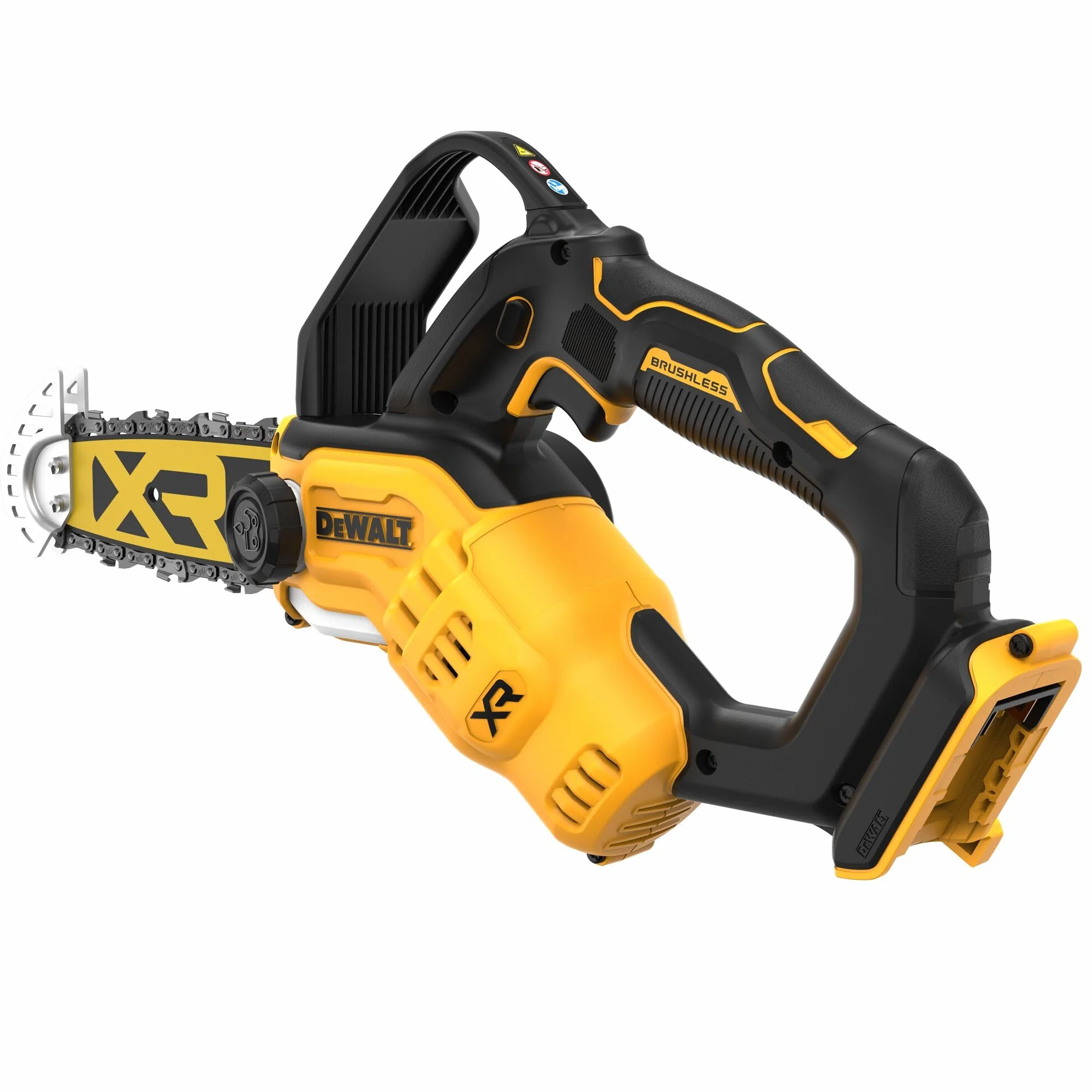 DEWALT- Tronçonneuse élagueuse XR 18V 20cm, Outil seul, DCMPS520N-XJ
