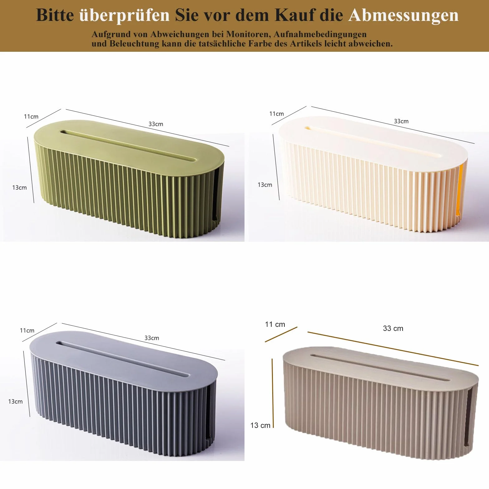 Boîte d'organisation de câbles - Organisateur de bande d'alimentation, boîte à câbles, cacher et dissimuler les multiprises et les câbles d'alimentation devant les téléviseurs, ordinateurs et