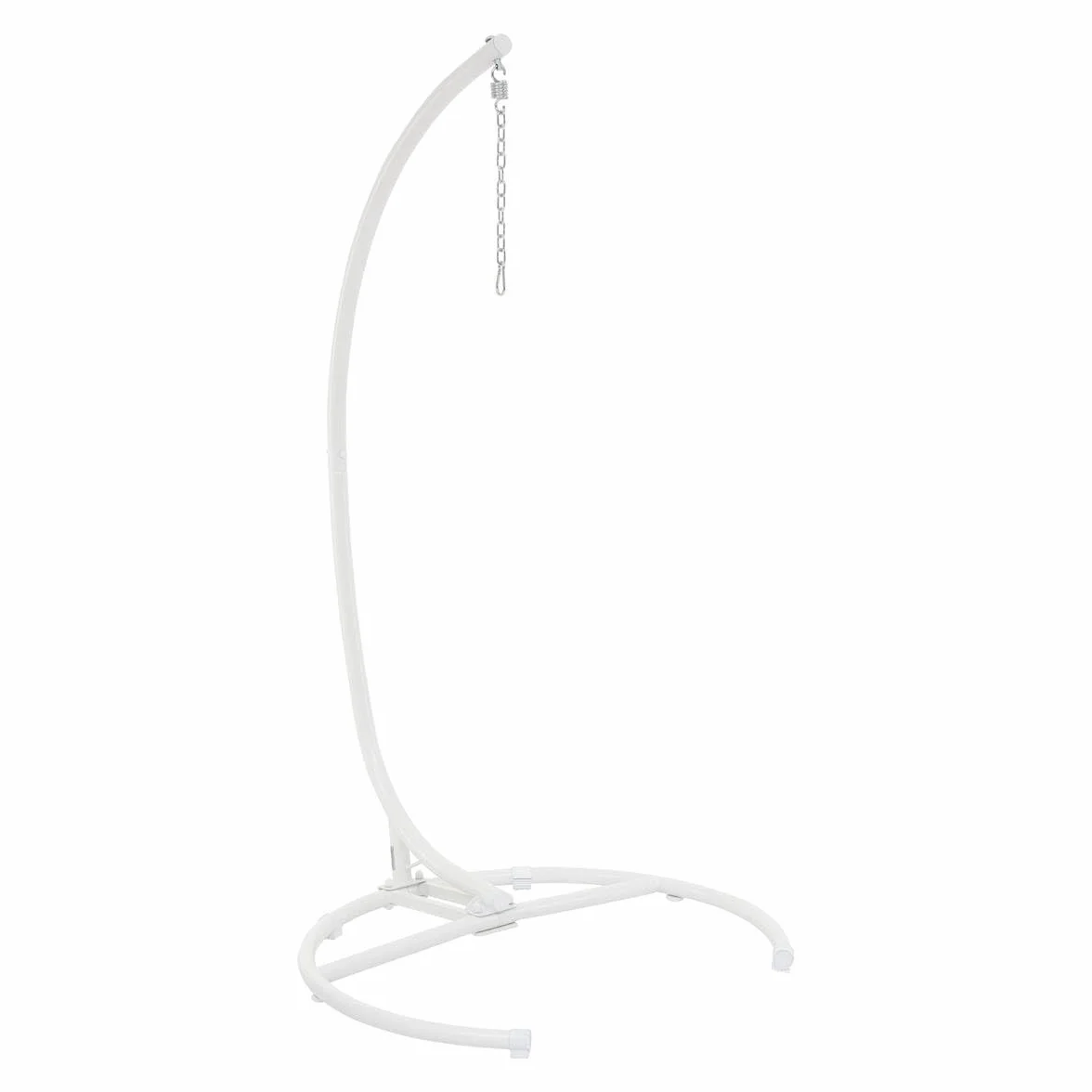 Hespéride Pied pour Fauteuil Suspendu Panao Blanc 210 cm Acier Traité Anti-Rouille 110 kg