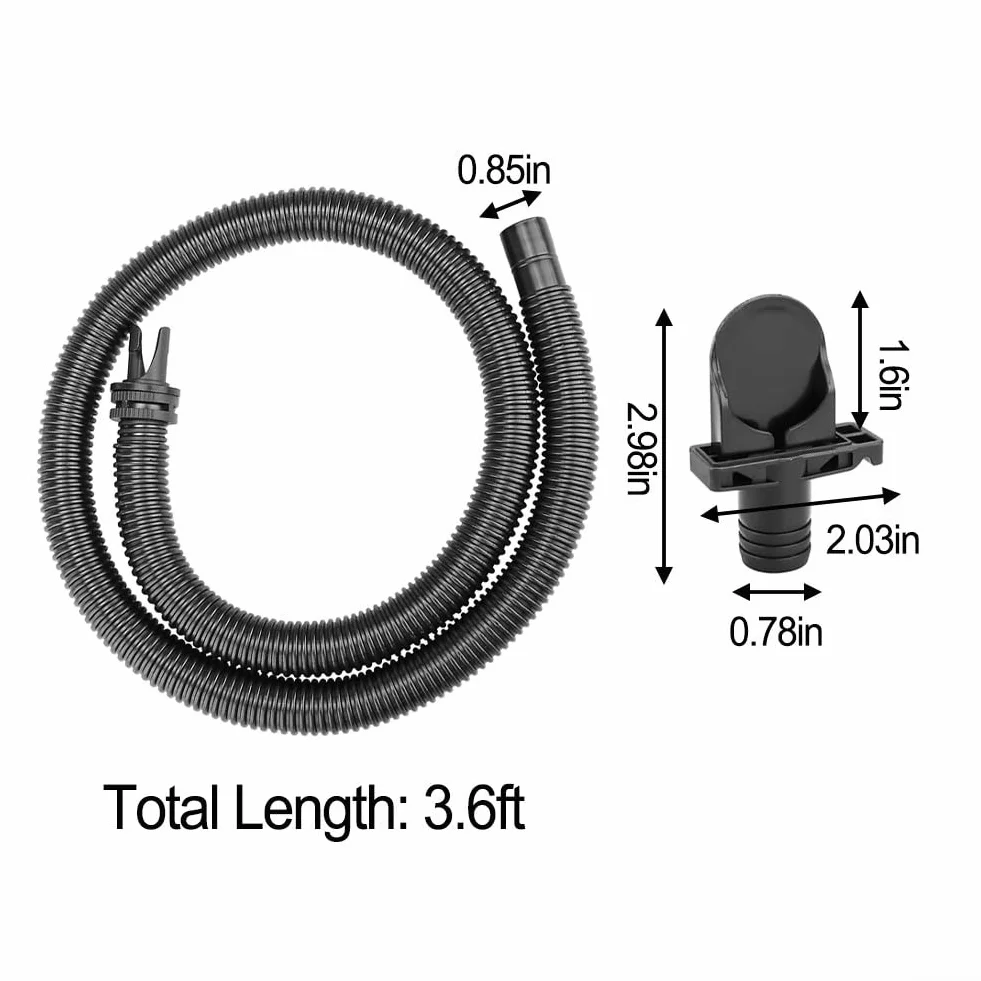 Kit d'adaptateur de tuyau de gonflage Intex PURESPA 11830 12773 pour housse de spa