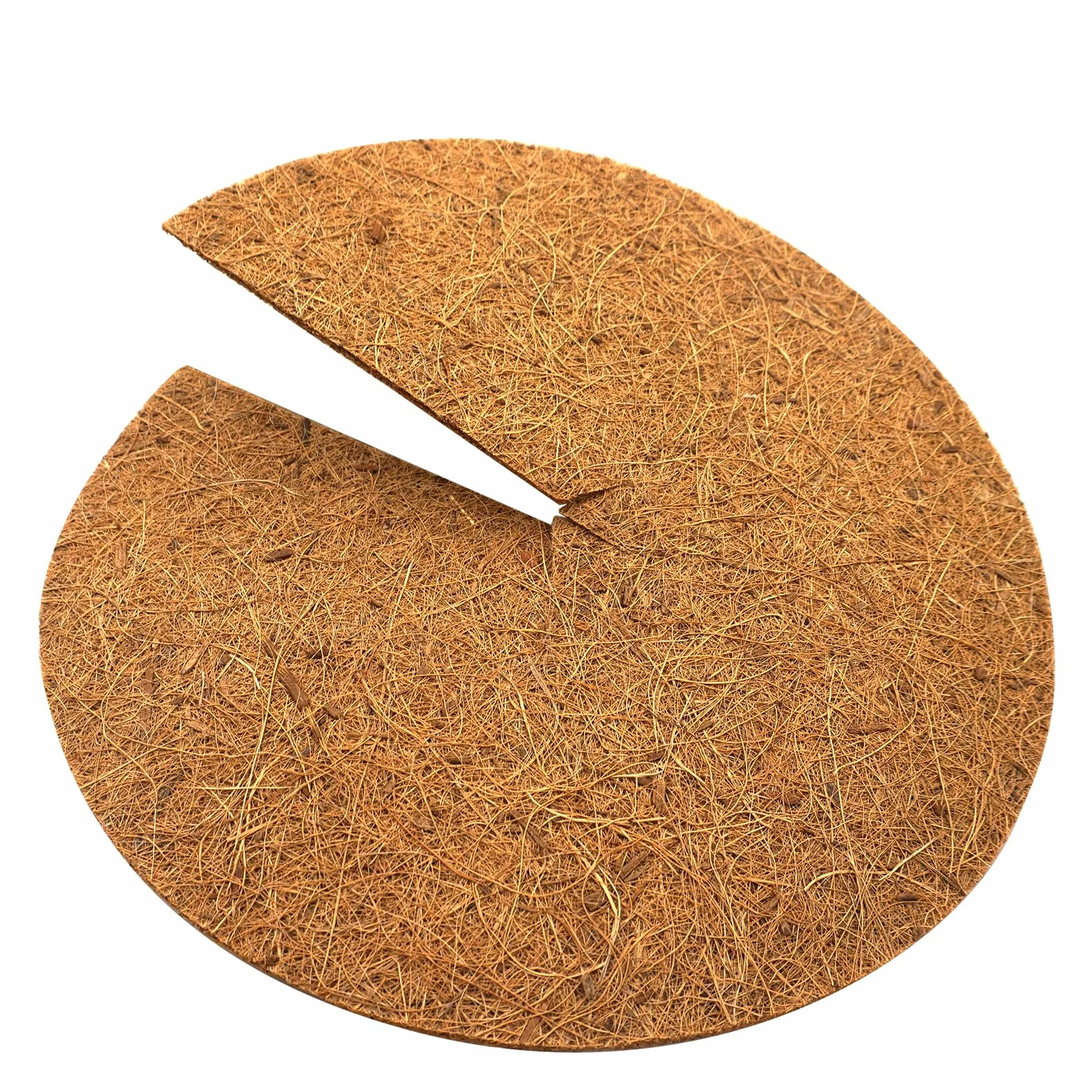 Tapis Protection en Noix de Coco pour Plantes en Pot, 40cm, Lot de 4, Contre Le Gel Hivernale