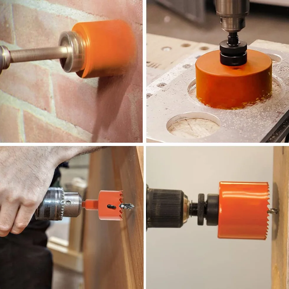Scie Cloches 30MM en Acier Rapide HSS Bimétallique pour Le métal, L'aluminium, L'inox, Le Bois, Le PVC, Le Plastique