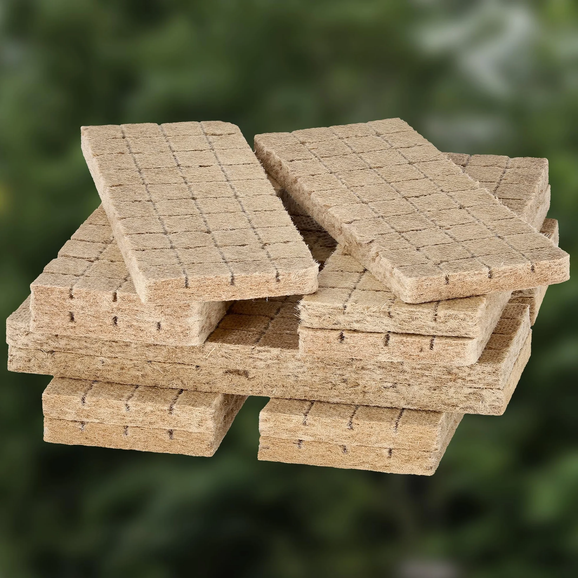 KOTARBAU® Lot de 400 Pièces Allume Feu Cube - Laine De Bois - 25 x 8 x 13 cm - Naturel