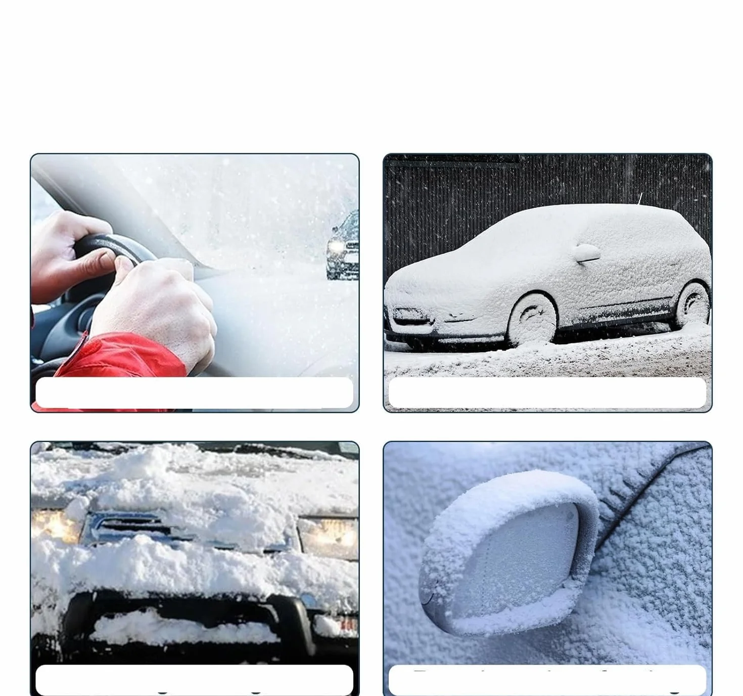 Dispositif de Déneigement Anti-Givre Électromagnétique pour Voiture, 3 Pièces