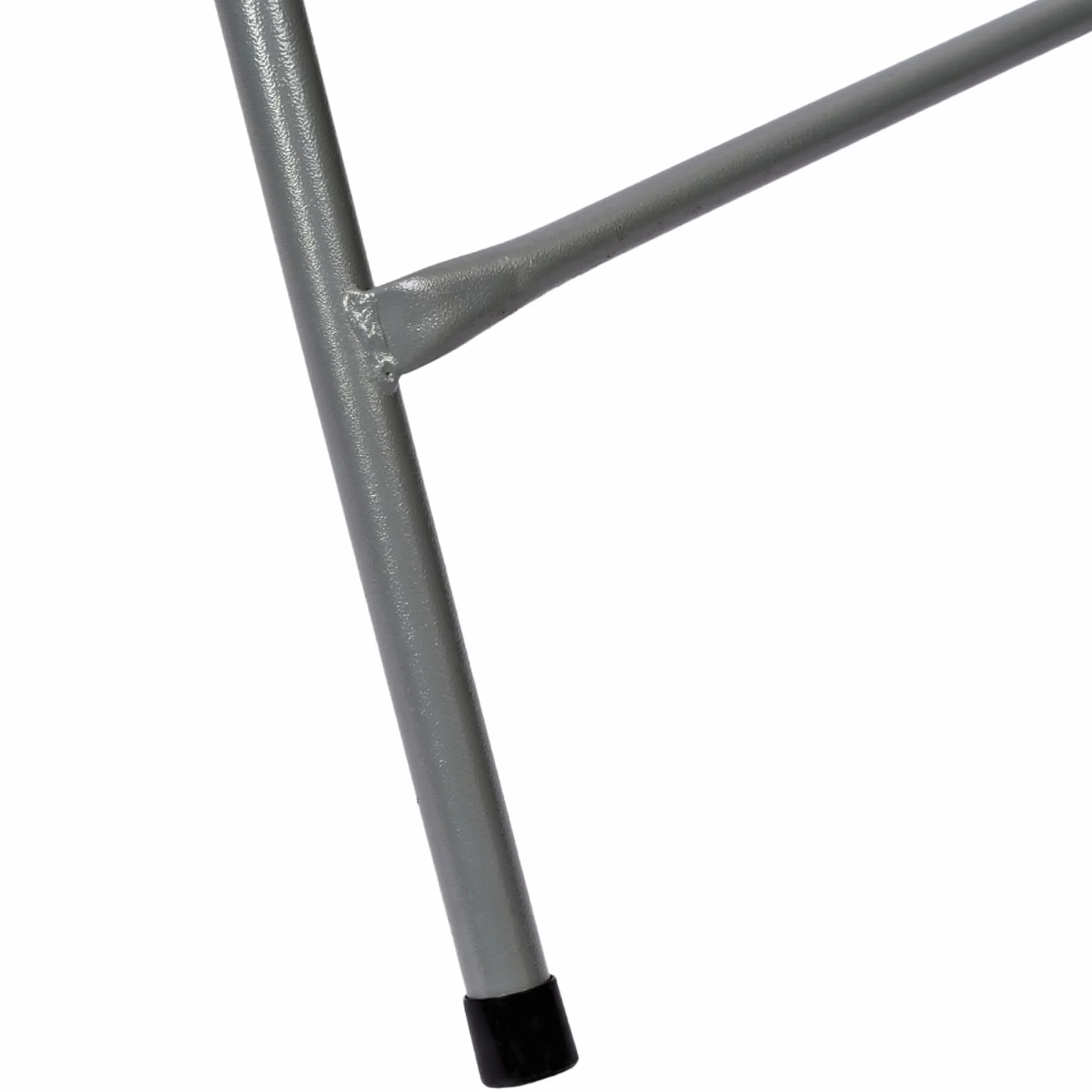 KARL HAUSMANN Table haute pliable blanche Ø 80 cm 110 cm de haut table de camping stable table de bistrot d'extérieur