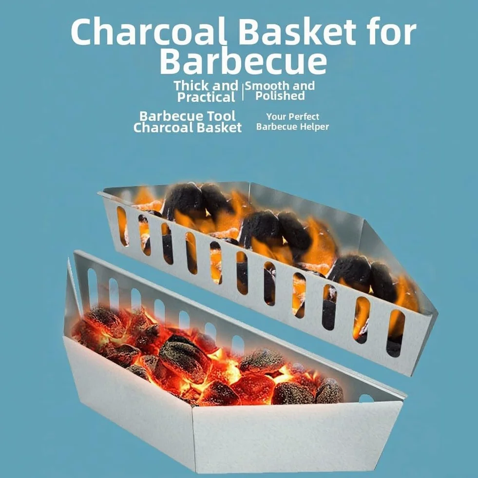 Panier à charbon 38,1 cm pour barbecue Weber Kettle, accessoire jardin 0,6 mm